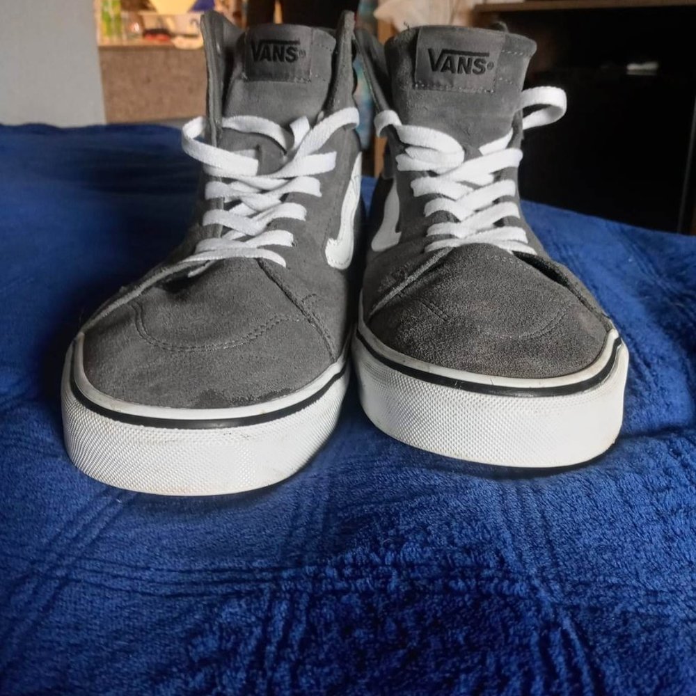 Vans Grey high tops.